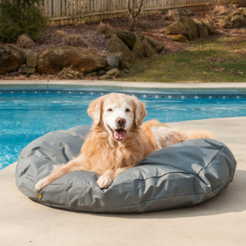 Outdoor Round Waterproof Dog Bed