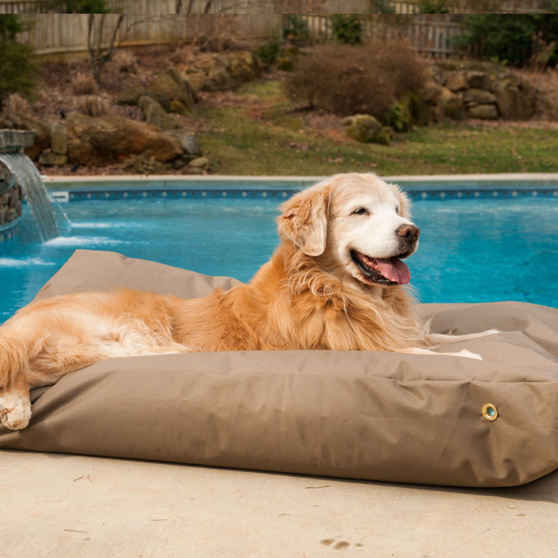 Snoozer Waterproof Rectangle Dog Bed, Outdoor Pet Bed