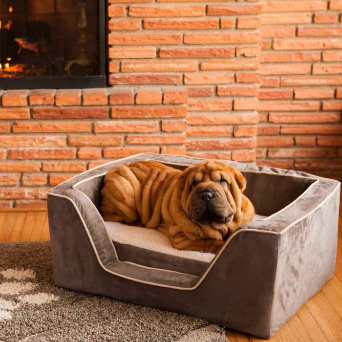 Snoozer Luxury Overstuffed Corner Dog Bed | 28+ Colors