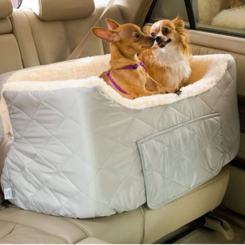 Large Lookout II Dog Car Seat with Storage Tray