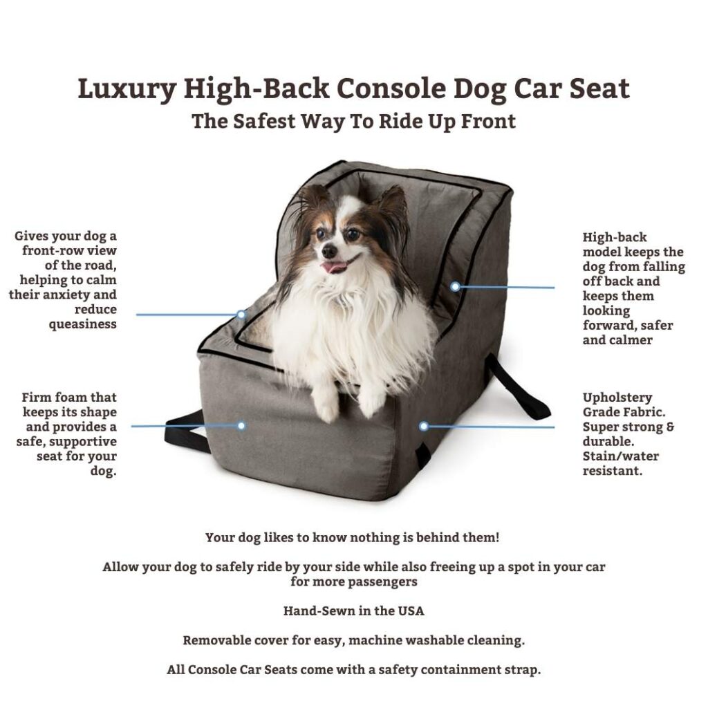 Snoozer Luxury HighBack Console Dog Car Seat 10 Colors