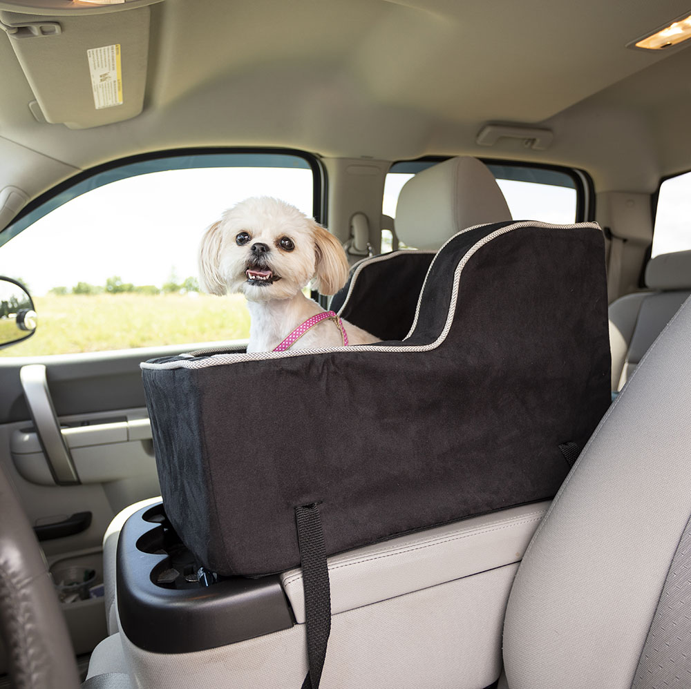 Snoozer Console Pet Car Seat Cream Fur 