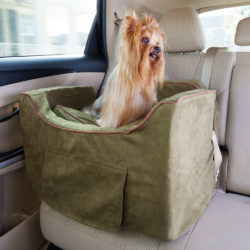 Snoozer Pet Products Luxury Lookout II Dog Car Seat - Microsuede