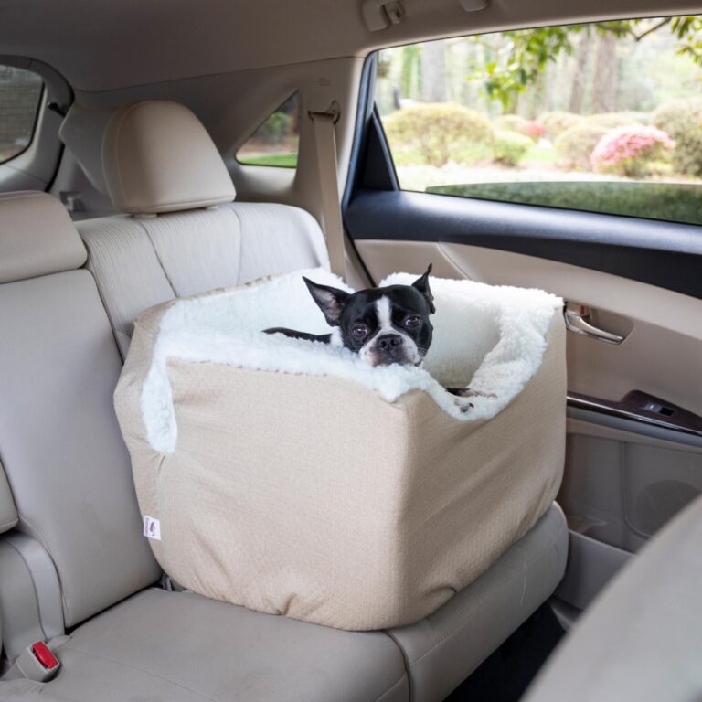 Snoozer Lookout 1 Dog Car Seat | Elevated Booster Dog Car Seat