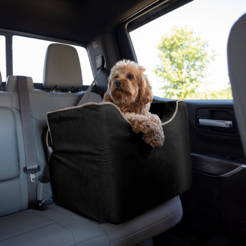 Snoozer Luxury Lookout 1 Dog Car Seat with Microsuede