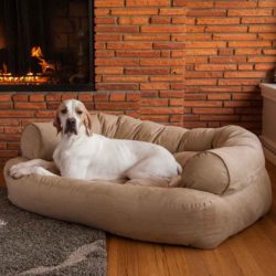 Overstuffed Luxury Dog Sofa