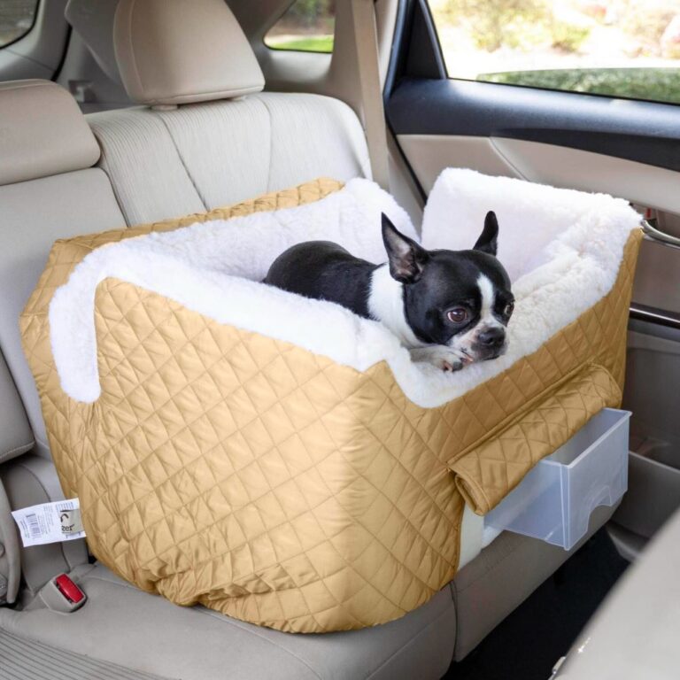 Snoozer Lookout II Dog & Pet Car Seat with Storage Tray