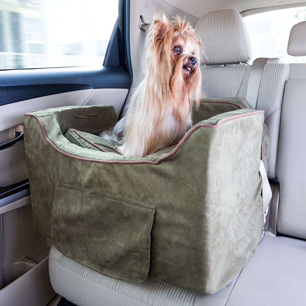 Snoozer 37475 Large Luxury II Lookout Pet Car Seat Buckskin with Java