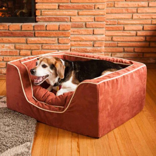 Replacement Cover - Luxury Square Dog Bed with Microsuede