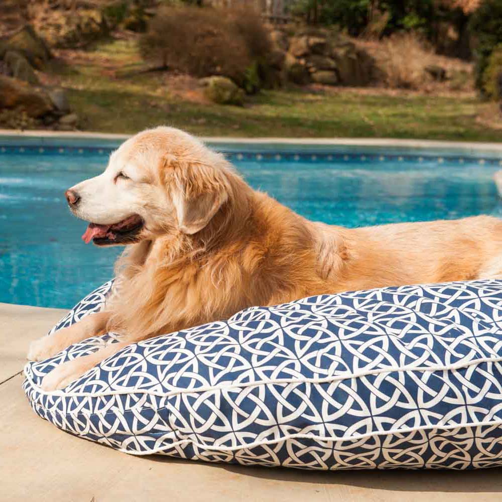 Replacement Cover - Snoozer Pool & Patio Round Dog Bed | Indoor Outdoor Bed