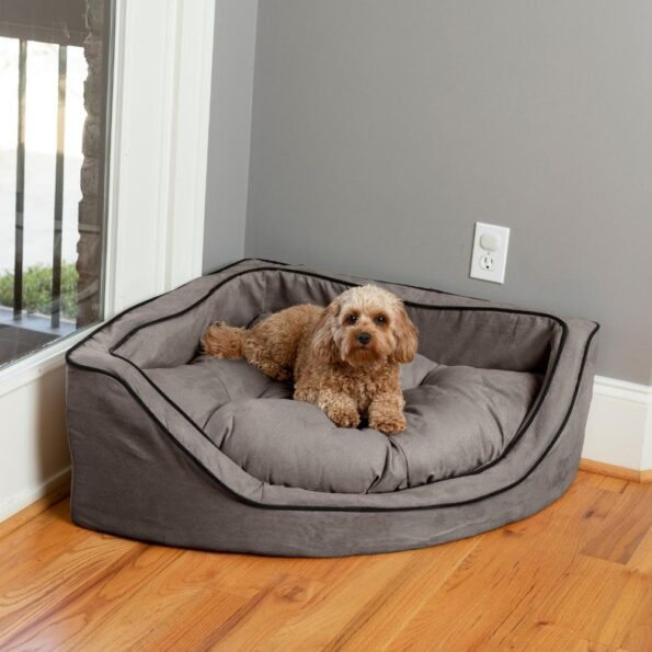 Snoozer Luxury Overstuffed Corner Dog Bed 28+ Colors
