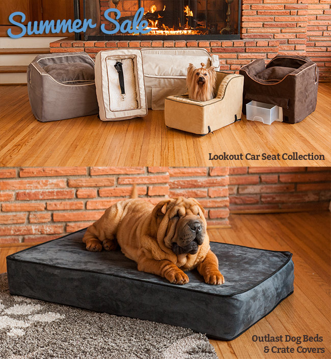 Snoozer Summer Sale | Outlast Dog Beds & Lookout Dog Car Seats