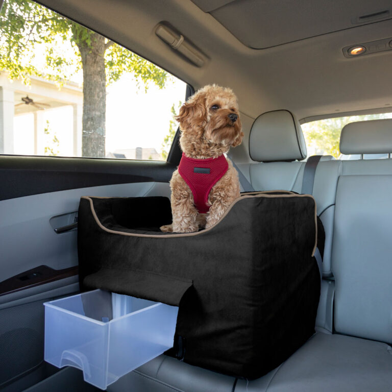Snoozer Luxury Lookout II Dog Car Seat with Microsuede