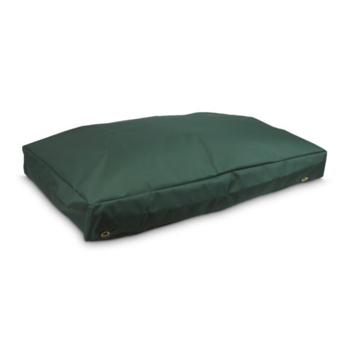 green-rectangle-waterproof-dog-bed