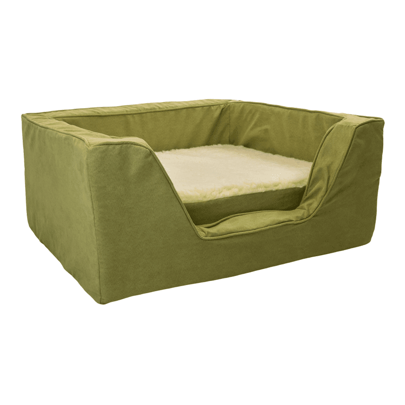 Luxury Square Dog Bed with Memory Foam by Snoozer Pet Products