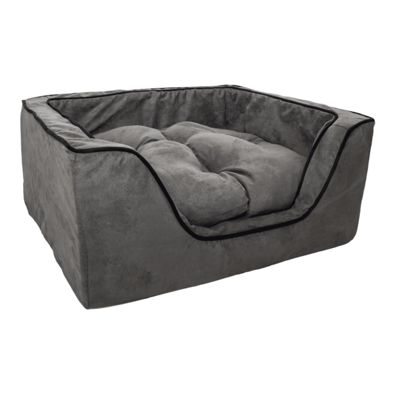 Snoozer Luxury Square Dog Bed w/Microsuede Overstuffed