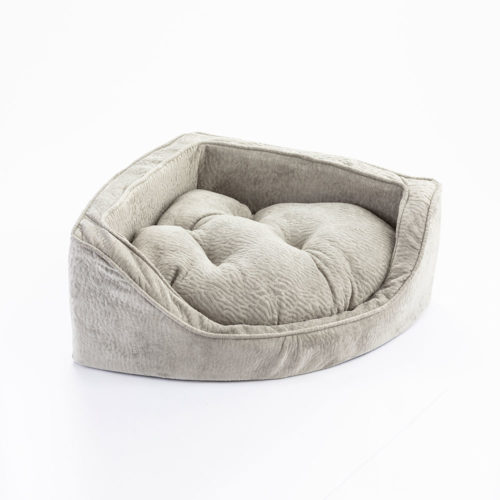 Snoozer Pet Products | Overstuffed Corner Dog Bed | Piston Storm