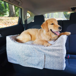 Snoozer Pet Products Large Luxury Lookout II Dog Car Seat - The Show Dog Collection