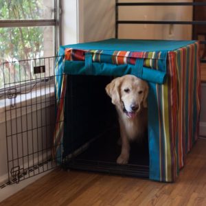 Cabana Dog Crate Cover - WAG Collection