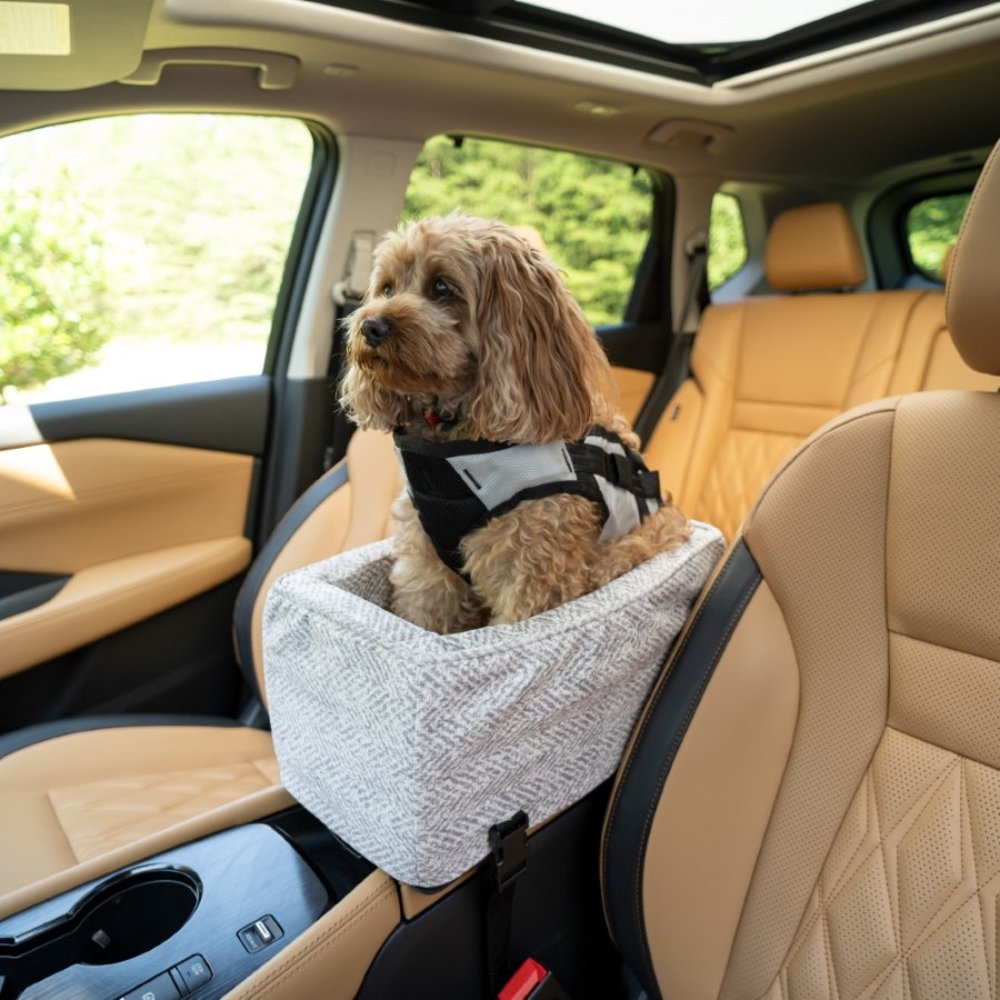 Dog Car Seat for Small Medium Large Dogs up to 50 LBS,Waterproof Car Seat  for Dogs with Safety Belt,Washable Dog Pad,Durable Pet Car Seat for