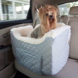 Lookout II Dog Car Seat with Storage Tray