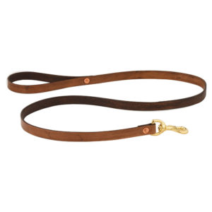 Handmade Leather Leash - Golden Oak