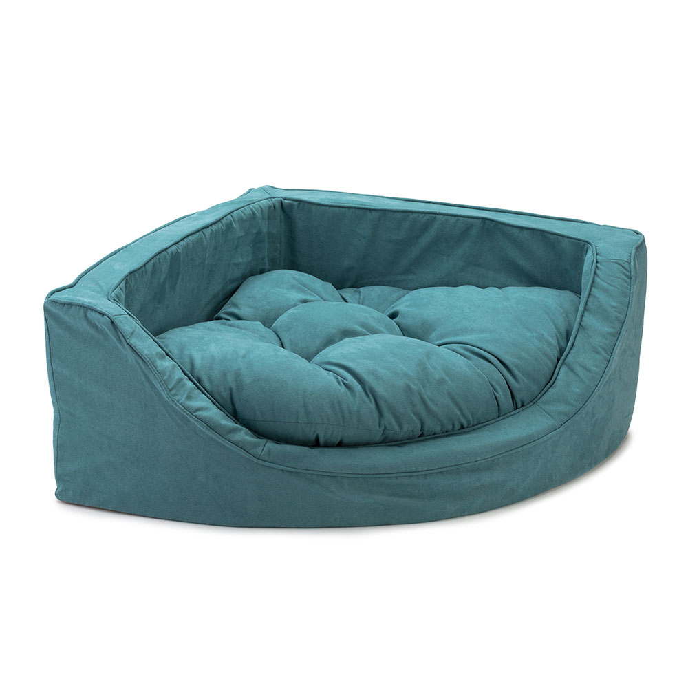 Snoozer Luxury Overstuffed Corner Dog Bed 28 Colors Clear