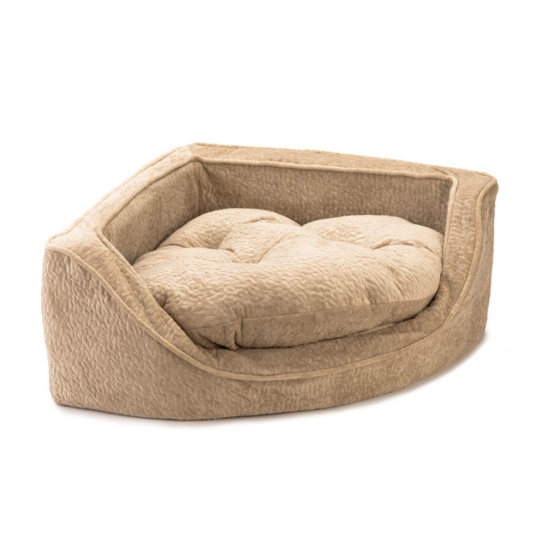 Snoozer Luxury Overstuffed Corner Dog Bed | Show Dog | 9 Colors