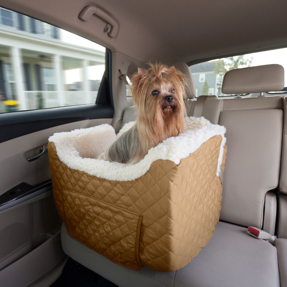 Snoozer Lookout II Dog  Pet Car Seat with Storage Tray