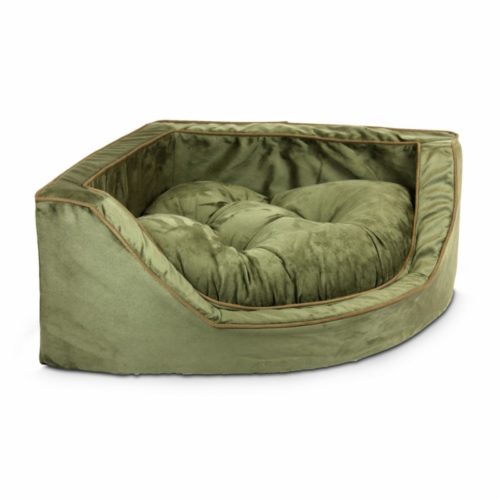 snoozer-olive-corner-dog-bed