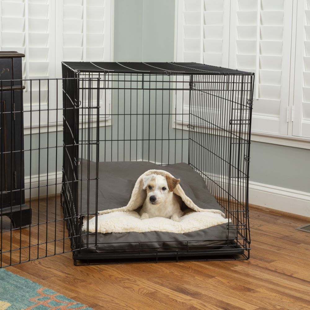 Luxury Cozy Cave® Dog Crate Bed - Microsuede | Snoozer