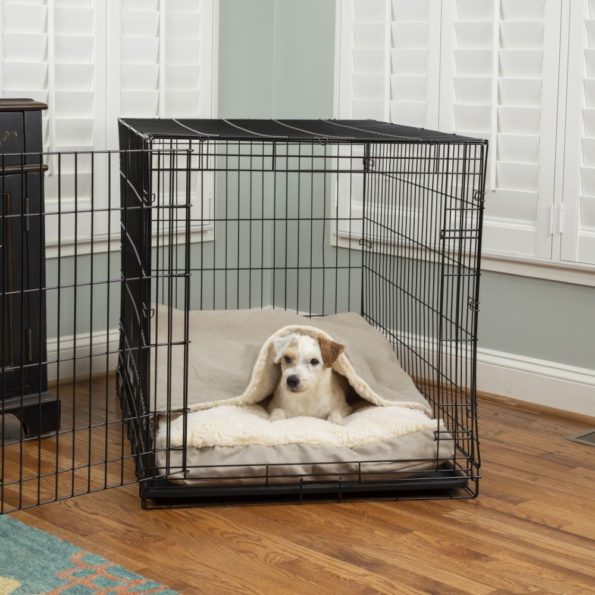 Luxury Cozy Cave® Dog Crate Bed - Microsuede | Snoozer