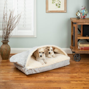 Luxury Cozy Cave® Rectangle Dog Bed - Show Dog Collection
