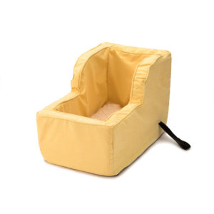 Luxury High-Back Console Dog Car Seat - Lemon