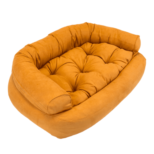 Overstuffed Luxury Dog Sofa - Orangeade