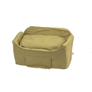 Luxury Lookout II Dog Car Seat with Microsuede - Lime