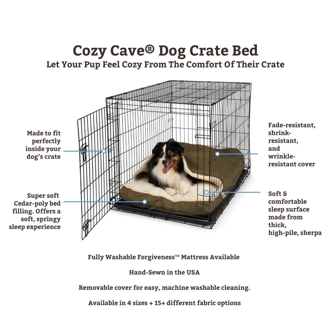 Comfort Zone Heavy Duty Dog Crate Bed - Comfort Zone Equestrian