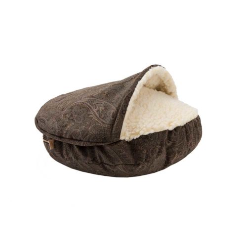 Luxury Cozy Cave® Dog Bed - Laurel Mocha