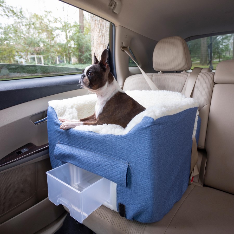 Snoozer Lookout II Dog  Pet Car Seat with Storage Tray