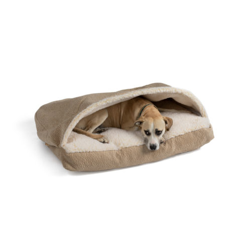 Luxury Cozy Cave® Rectangle Dog Bed - Show Dog Collection - Piston Sand