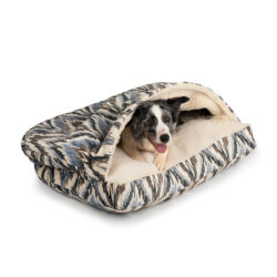 Luxury Cozy Cave® Rectangle Dog Bed - Show Dog Collection - Tempest Indigo