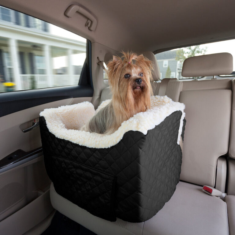 Snoozer Lookout 1 Dog Car Seat | Elevated Booster Dog Car Seat