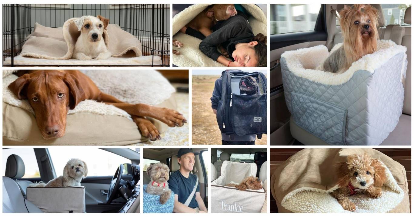 Snoozer Luxury Dog Beds Dog Car Seats Hand Sewn in USA