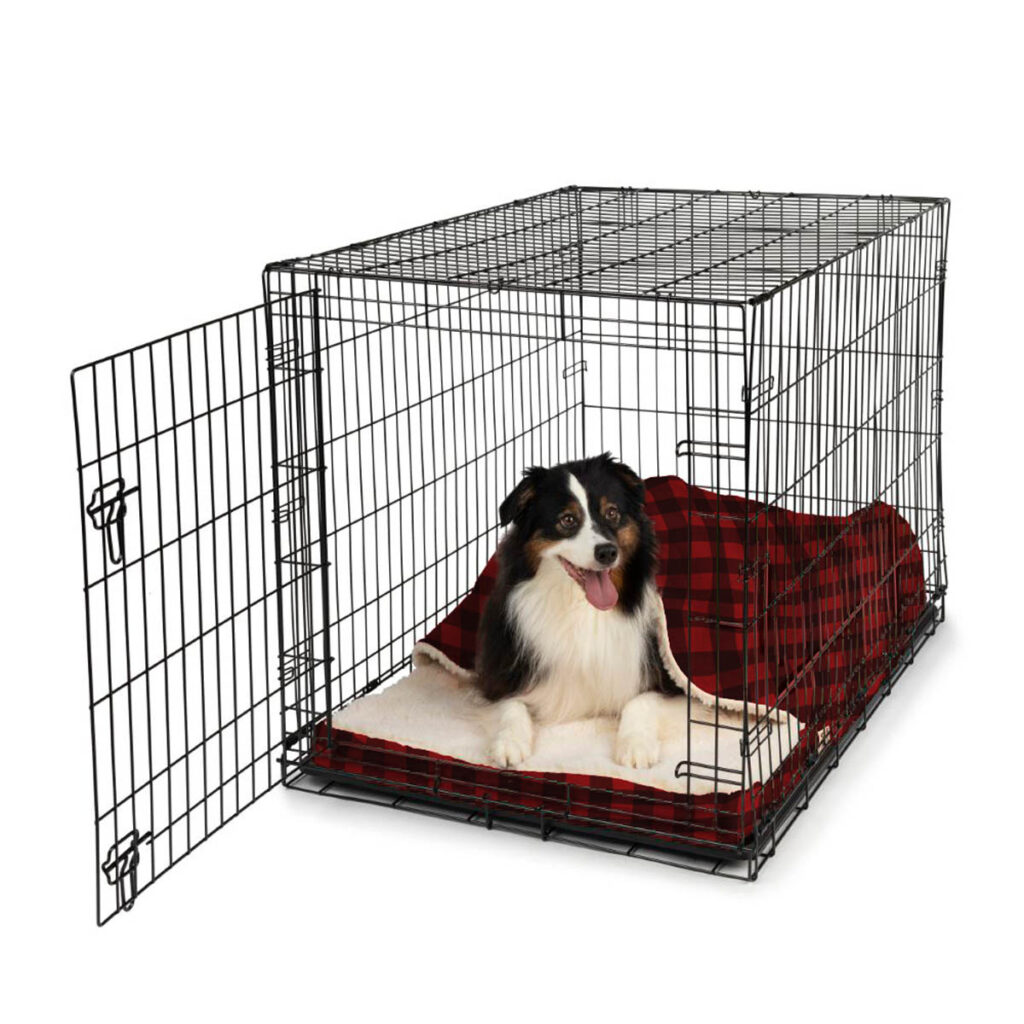 Fully Washable Cozy Cave® Dog Crate Bed | Holiday | Snoozer