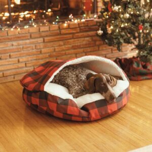 Luxury Cozy Cave&reg; Dog Bed - Holiday Collection