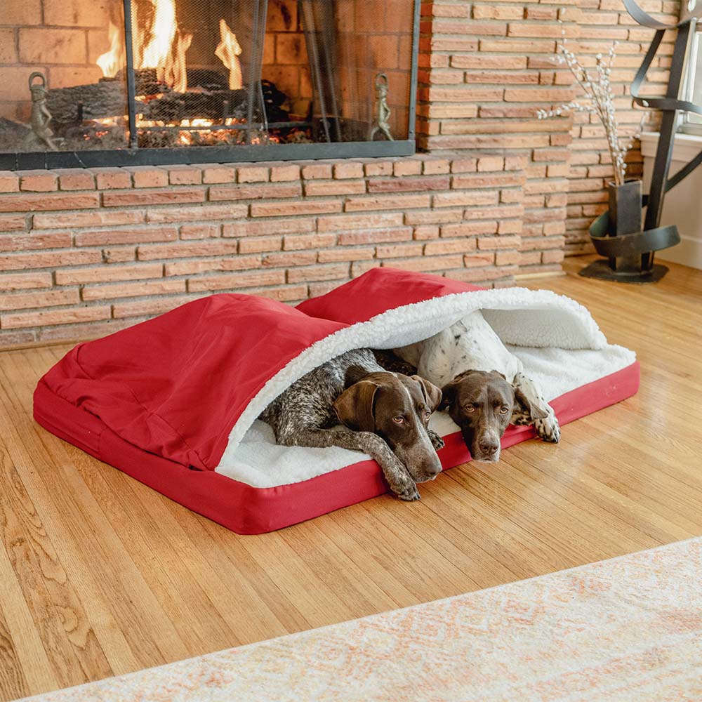 Forgiveness Cozy Cave in Red Twill