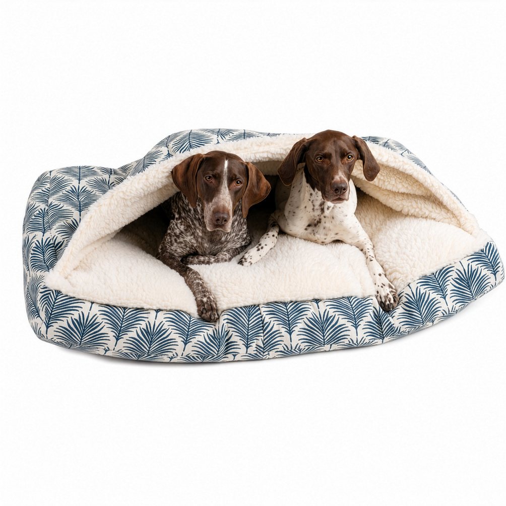Two pointers sharing a Rectangle Cozy Cave in Palmetto City Blue